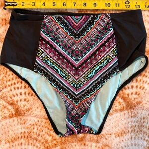 Mossimo Supply Co. Black and Light Blue Apparel - Size Small